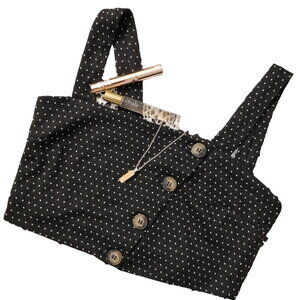 NWOT Free people black crop top